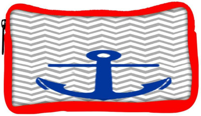 

Snoogg Eco Friendly Canvas Anchor Wave Student Pen Pencil Case Coin Purse Pouch Cosmetic Makeup Bag (RED) Pouch(Multicolor)