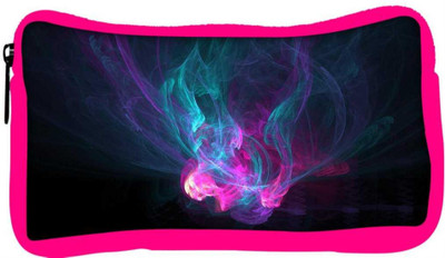 

Snoogg Eco Friendly Canvas Multicolor Smoke Pattern Designer Student Pen Pencil Case Coin Purse Pouch Cosmetic Makeup Bag (PINK) Pouch(Multicolor)