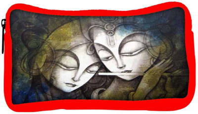 

Snoogg Eco Friendly Canvas Radha Prayer Student Pen Pencil Case Coin Purse Pouch Cosmetic Makeup Bag (RED) Pouch(Multicolor)