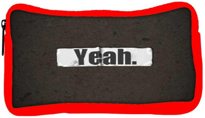 

Snoogg Eco Friendly Canvas Yeah ! Student Pen Pencil Case Coin Purse Pouch Cosmetic Makeup Bag (RED) Pouch(Multicolor)