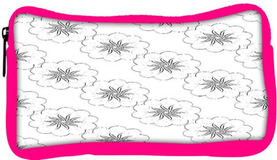 

Snoogg Eco Friendly Canvas Covering Chakra Designer Student Pen Pencil Case Coin Purse Pouch Cosmetic Makeup Bag (PINK) Pouch(Multicolor)