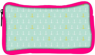 

Snoogg Eco Friendly Canvas Colourful Anchor Pattern Student Pen Pencil Case Coin Purse Pouch Cosmetic Makeup Bag (PINK) Pouch(Multicolor)