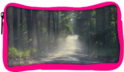 

Snoogg Eco Friendly Canvas Dense Road Designer Student Pen Pencil Case Coin Purse Pouch Cosmetic Makeup Bag (PINK) Pouch(Multicolor)