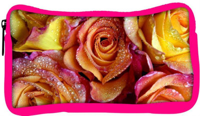 

Snoogg Eco Friendly Canvas Roses Covered In Dew Designer Student Pen Pencil Case Coin Purse Pouch Cosmetic Makeup Bag (PINK) Pouch(Multicolor)