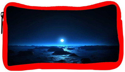 

Snoogg Eco Friendly Canvas Blue Moon Designer Student Pen Pencil Case Coin Purse Pouch Cosmetic Makeup Bag (RED) Pouch(Multicolor)