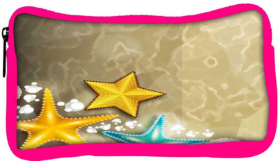 

Snoogg Eco Friendly Canvas Abstract Summer Background Student Pen Pencil Case Coin Purse Pouch Cosmetic Makeup Bag (PINK) Pouch(Multicolor)