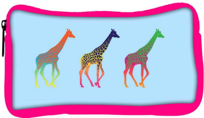 

Snoogg Eco Friendly Canvas Neon Giraffes 2666 Student Pen Pencil Case Coin Purse Pouch Cosmetic Makeup Bag (PINK) Pouch(Multicolor)