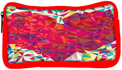 

Snoogg Eco Friendly Canvas Pattern Heart Student Pen Pencil Case Coin Purse Pouch Cosmetic Makeup Bag (RED) Pouch(Multicolor)
