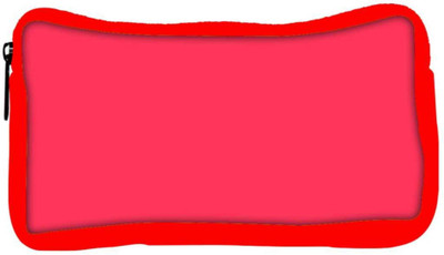 

Snoogg Eco Friendly Canvas Plain Red Designer Student Pen Pencil Case Coin Purse Pouch Cosmetic Makeup Bag (RED) Pouch(Multicolor)
