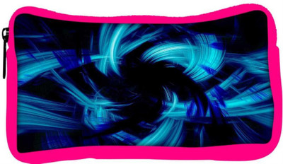 

Snoogg Eco Friendly Canvas Abstract Blue Smoke Designer Student Pen Pencil Case Coin Purse Pouch Cosmetic Makeup Bag (PINK) Pouch(Multicolor)