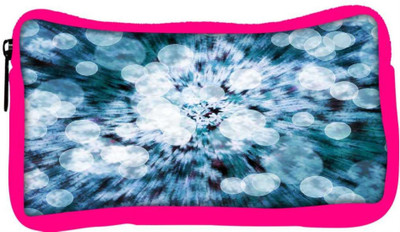 

Snoogg Eco Friendly Canvas Blue Flower Abstract Background Student Pen Pencil Case Coin Purse Pouch Cosmetic Makeup Bag (PINK) Pouch(Multicolor)