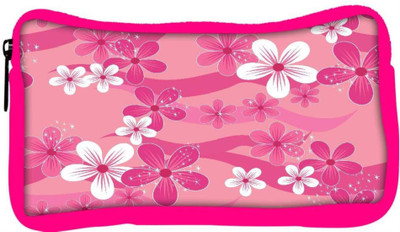

Snoogg Eco Friendly Canvas Floral Pink Pattern Designer Student Pen Pencil Case Coin Purse Pouch Cosmetic Makeup Bag (PINK) Pouch(Multicolor)