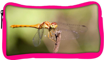 

Snoogg Eco Friendly Canvas Orange Dragonfly Designer Student Pen Pencil Case Coin Purse Pouch Cosmetic Makeup Bag (PINK) Pouch(Multicolor)