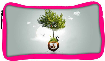 

Snoogg Eco Friendly Canvas Two Small World Designer Student Pen Pencil Case Coin Purse Pouch Cosmetic Makeup Bag (PINK) Pouch(Multicolor)
