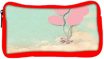 

Snoogg Eco Friendly Canvas Balloning Student Pen Pencil Case Coin Purse Pouch Cosmetic Makeup Bag (RED) Pouch(Multicolor)