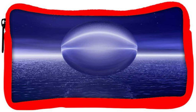 

Snoogg Eco Friendly Canvas Bubble Student Pen Pencil Case Coin Purse Pouch Cosmetic Makeup Bag (RED) Pouch(Multicolor)