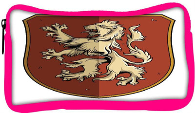 

Snoogg Eco Friendly Canvas Crests Vector Element Student Pen Pencil Case Coin Purse Pouch Cosmetic Makeup Bag (PINK) Pouch(Multicolor)