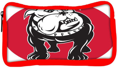 

Snoogg Eco Friendly Canvas Bulldog Mongrel Dog Front View Student Pen Pencil Case Coin Purse Pouch Cosmetic Makeup Bag (RED) Pouch(Multicolor)