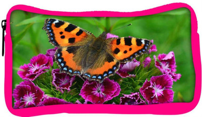 

Snoogg Eco Friendly Canvas Relaxing Butterfly Designer Student Pen Pencil Case Coin Purse Pouch Cosmetic Makeup Bag (PINK) Pouch(Multicolor)