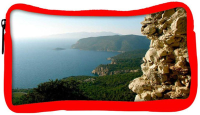 

Snoogg Eco Friendly Canvas Yellow Mountain Designer Student Pen Pencil Case Coin Purse Pouch Cosmetic Makeup Bag (RED) Pouch(Multicolor)