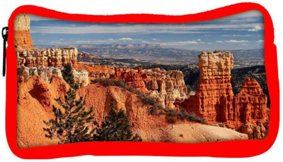 

Snoogg Eco Friendly Canvas Hill Climb Mountain Designer Student Pen Pencil Case Coin Purse Pouch Cosmetic Makeup Bag (RED) Pouch(Multicolor)