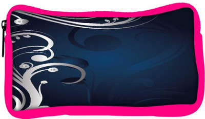 

Snoogg Eco Friendly Canvas Abstract Background Student Pen Pencil Case Coin Purse Pouch Cosmetic Makeup Bag (PINK) Pouch(Multicolor)