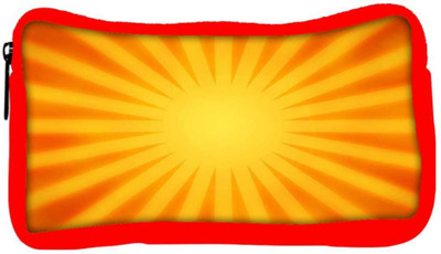 

Snoogg Eco Friendly Canvas Orange Rays Background Student Pen Pencil Case Coin Purse Pouch Cosmetic Makeup Bag (RED) Pouch(Multicolor)
