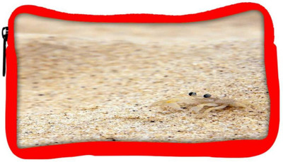 

Snoogg Eco Friendly Canvas Beach Sand Crab Designer Student Pen Pencil Case Coin Purse Pouch Cosmetic Makeup Bag (RED) Pouch(Multicolor)