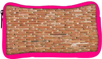 

Snoogg Eco Friendly Canvas Bricks Wall Designer Student Pen Pencil Case Coin Purse Pouch Cosmetic Makeup Bag (PINK) Pouch(Multicolor)
