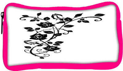 

Snoogg Eco Friendly Canvas Vector Graphic Of Rose With Leaves Student Pen Pencil Case Coin Purse Pouch Cosmetic Makeup Bag (PINK) Pouch(Multicolor)
