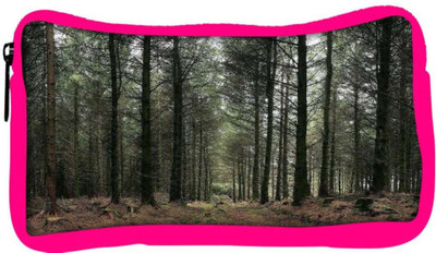 

Snoogg Eco Friendly Canvas Dense Walking Way Designer Student Pen Pencil Case Coin Purse Pouch Cosmetic Makeup Bag (PINK) Pouch(Multicolor)