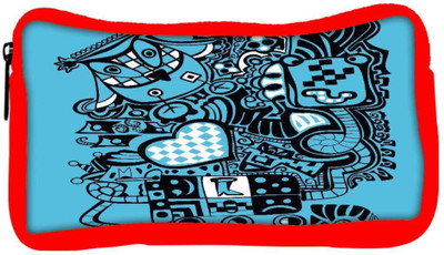

Snoogg Eco Friendly Canvas Blue Owl Designer Student Pen Pencil Case Coin Purse Pouch Cosmetic Makeup Bag (RED) Pouch(Multicolor)