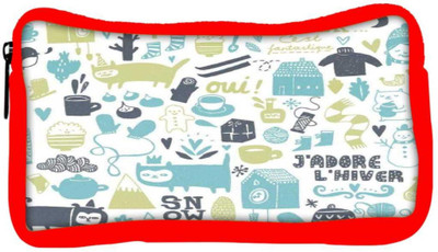 

Snoogg Eco Friendly Canvas Lifestyle Pattern 2562 Student Pen Pencil Case Coin Purse Pouch Cosmetic Makeup Bag (RED) Pouch(Multicolor)