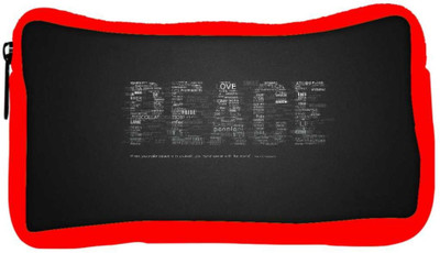 

Snoogg Eco Friendly Canvas Peace Designer Student Pen Pencil Case Coin Purse Pouch Cosmetic Makeup Bag (RED) Pouch(Multicolor)