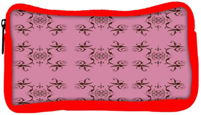 

Snoogg Eco Friendly Canvas Abstract Cream Pink Pattern Designer Student Pen Pencil Case Coin Purse Pouch Cosmetic Makeup Bag (RED) Pouch(Multicolor)