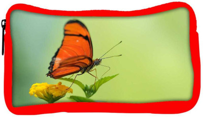 

Snoogg Eco Friendly Canvas Butterfly In Yellow Flower Designer Student Pen Pencil Case Coin Purse Pouch Cosmetic Makeup Bag (RED) Pouch(Multicolor)