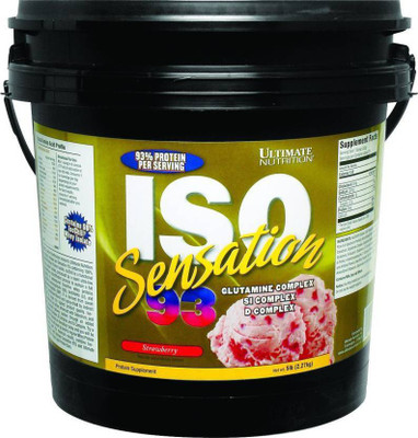 

Ultimate Nutrition Iso sensation 93 Whey Protein(2.27 kg, Strawberry)