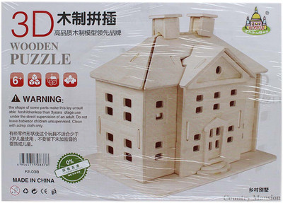 

Tootpado 3D Wooden Puzzle Country Mansion - (1TNG111) DIY Games(1 Pieces)