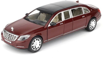 

ZenShanti Mercedes Benz Maybach S600 Metal 1:24 Model Car | Diecast | 6 Doors (Rich Red)(Red)