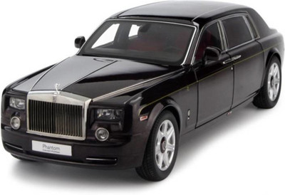 

ZenShanti Electronic Rolls-Royce Phantom | 1:24 Alloy Die-cast Car Model | Rich Black(Black)