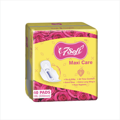 

7 Soft Maxi Care XXL 320mm Sanitary Pad(Pack of 40)