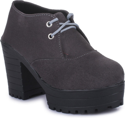 

Sapatos Boots For Women(Grey, St-3020-grey