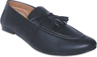 

Connekt 501-Black- Loafers For Men(Black