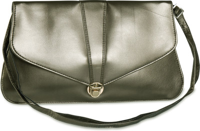 

Felicita Women Casual Grey PU Sling Bag