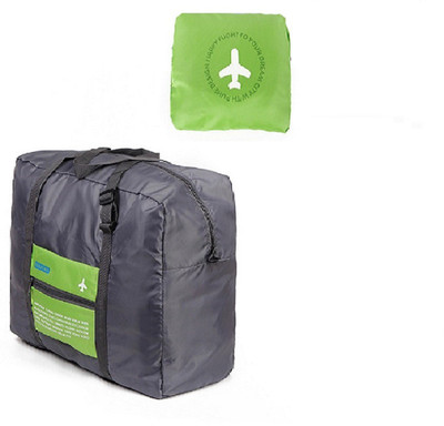 

Magnusdeal Happy Flight Foldable BAG, 32 Litre, Polyester Material, Large Capacity Waterproof Foldable Lightweight Luggage Bag 1 PC Small Travel Bag - Medium(Green)