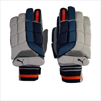 

Puma 3 Batting Gloves (Men, White), Blue;white
