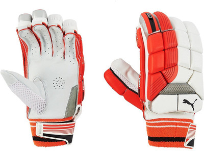 

Puma EVO 1 (R H) Batting Gloves (Men, White, Orange)