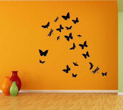StickerYard 101 cm Butterflies & Creatures Self Adhesive Sticker(Pack of 1)