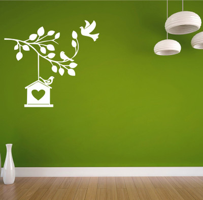 StickerYard 73 cm Birds Nest Self Adhesive Sticker(Pack of 1)