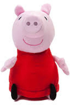 

Aparnas peppa pig mummy 19cms plush cartoon New Cute soft toy Stuffed Cartoon Toy For kids birthday gift return gift love girl - 19 cm(red, beige), Beige;red